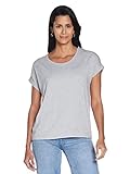 ONLY NOS Damen T-Shirt onlMOSTER S/S TOP NOOS JRS, Grau (Light Grey Melange), 38 (Herstellergröße: M)