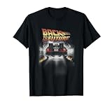Back To The Future Vintage Delorean Peel Out T-S