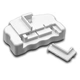 vhbw Chip Resetter kompatibel mit Epson Stylus DX5050, DX6000, DX6050, DX7000f, DX7400, DX7450, DX8400 Drucker, Tintenp