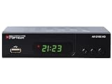 RED OPTICUM AX C100 HD Kabelreceiver mit PVR-Aufnahmefunktion I Digitaler Kabel-Receiver HD - EPG - HDMI - USB - SCART - Coaxial Audio I Receiver für Kabelfernsehen I DVB-C Receiver schw