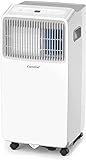 Comfee Mobiles Klimagerät MPPHA-07CRN7, 7000 BTU 2,0kW, Kühlen&Ventilieren&Entfeuchten, Raumgröße bis 68m³(25㎡), Mobile Klimaanlage mit Ab