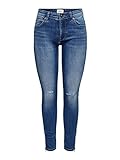 ONLY Damen Jeans-Hose Kendell Life Stretchjeans Skinny 15251364 medium Blue Denim 27/32