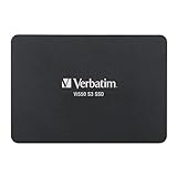 Verbatim Vi550 S3 SSD, internes SSD-Laufwerk mit 512 GB Datenspeicher, Solid State Drive mit 2,5'' SATA III Schnittstelle und 3D-NAND-Technologie, schw