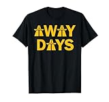 Away Days Gelb Für Fußball- und Sportfans T-S