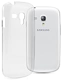 steve-tronik Schutzhülle kompatibel mit Samsung Galaxy S3 mini i8190 Premium TPU Silikon Crystal - Klar / Transparent Hülle C