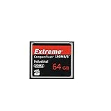 Extreme 64GB Compact Flash Speicherkarte, Original CF Karte für professionelle Fotografen, Videografen, E