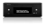 Denon RCD-N12DAB Kompaktanlage, HiFi Verstärker, CD-Player, Internetradio, Musikstreaming, HEOS Multiroom, Bluetooth und WLAN, AirPlay 2, Alexa Kompatibel, 2 Optische TV-Eingänge, DAB+ R