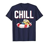 Despicable Me Red White And Blue Chill Minion In Floatie T-S
