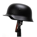 Koyheng WW2 Helm. Weltkrieg Deutscher Elite Wh Army M35 M1935 Stahlhelm Zweiter Weltkrieg Schutzhelm mit Lederfutter S