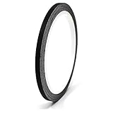 Finest Folia 10 Meter (0,79€/Meter) Matt Zierstreifen Auto Motorrad Boot Modellbau Basteln DIY Deko Dekorstreifen Seitenstreifen Klebestreifen (Schwarz Matt, 5mm Breite)