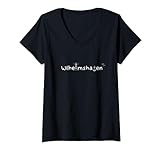 Damen Wilhelmshaven souvenir für echte Wilhelmshavener T-Shirt mit V