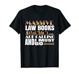 Lustiges Wortspiel der Law School Massive Law Books Zukünftige Anwälte T-S