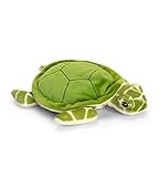 Keel Toys Keeleco SE6140 Turtle Plüschtier Schildkröte, ca. 25 cm, aus recycelten Materialien, Augen aufgestickt aus Baumwolle,