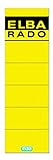 ELBA 100420949 Rückenschilder Rado 10er Pack breit und kurz selbstklebend gelb