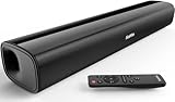 Saiyin Soundbar für TV Geräte, 40 Watt kleine Lautsprecher für Fernseher, Surround Sound System TV Soundbar Lautsprecher mit Bluetooth/Optical/AUX Anschluss für PC/Gaming/Projektoren, 17 Z