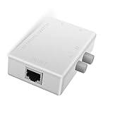 CY UTP STP 2 in 1 Out 2 Ports RJ45 LAN CAT Netzwerk Switch Selector Interner Externer Netzwerk-Switcher Splitter Box