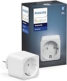 Philips Hue Smart Plug weiß, smarte Steckdose, kompatibel mit Amazon Alexa (Echo, Echo Dot), 1-er Pack