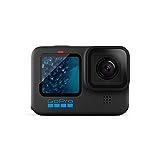 GoPro HERO11 Black – wasserdichte Action-Kamera mit 5,3K60 Ultra HD-Video, 27 MP Fotos, 1/1,9-Zoll-Bildsensor, Live-Streaming, Webcam, Stabilisierung