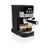 Tristar Espressomaschine | 2 Tassen gleichzeitig | Geeignet für Nespresso-Kapseln und gemahlenen Kaffee | Tassenwärmer | Spülmaschinenfest | 20 bar | 1100 W | CM-2278