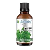 Zitronenmelisse Melissa Tropfen - Melissa officinalis L, 50 ml Tinktur – Mit Vitamin B1 – Vegan, Hochwertiger Pflanzenextrakt, PZN 17187623 BIOHERB