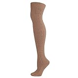 FASLOLSDP Weiße Overknees Socken Baumwollsolide für Frauen Fashion-Strümpfe Lange Socken auf den Knien Socken Waschmaschine (Khaki, One Size)