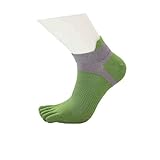 Socken Kinder 31-34 Kurz Five Meias Toe Laufpaar Herren 1 Mesh Fingersocken Sportsocken Socken Herren 39-42 Kurzsocken (Green, One Size)