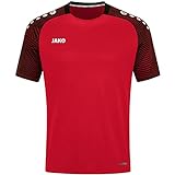 JAKO Unisex Kinder T-Shirt Performance, rot/schwarz, 152