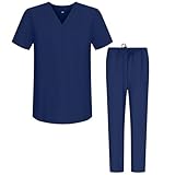 MISEMIYA - Unisex-Schrubb-Set - Medizinische Uniform mit Oberteil und Hose ref.6801-6802 - Medium, B