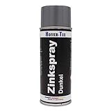 Hoffer-Tec Zinkspray Dunkel - Hochwertiges Korrosionsschutz-Spray für Oberflächen - 400 ml - 1 Stück