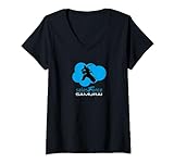 Damen Salesforce Samurai — Hemd für Admin, Entwickler und Berater T-Shirt mit V