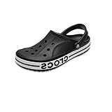 Crocs Unisex Adult Bayaband Clog, Black/White, 45/46 EU