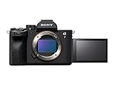 Sony α 7 IV | Spiegellose Vollformatkamera (33 MP, Echtzeit-Autofokus, 10 BpS, 4K60p, neigbarer Touchscreen, Z Akku mit hoher Speicherkapazität), Schwarz (Generalüberholt)