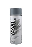 MAXI-SPECIAL | Zinkgrundierung | Maxi Special | Spray | Schnelltrocknend | Reines Zink | Für Metall und Stahl | Blechschutz | Beständig bis 350°C | Hochwertig | Mattgrau | 400