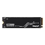 Kingston KC3000 PCIe 4.0 NVMe M.2 SSD - Hochleistungsspeicher für Desktop- und Laptop-PCs -SKC3000S/1024G Schwarz 1024GB