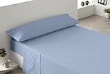 Degrees home - 3-teiliges Bettwäsche-Set - Spannbettlaken, Bettlaken und Kissenbezug - Mikrofaser Polyester Bett 135