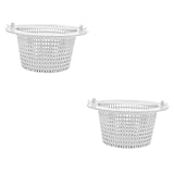 VANZACK 2 Stück Pool Skimmerkorb Ersatzkorb aus Kunststoff Filterkorb für Schwimmbecken Kompatibel mit Hayward Spwm Langlebig Leicht Einfach zu Reinigen I