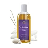 Vibratissimo Relax 250 ml Massageöl - Tief entspannende Duftmischung - Beruhigend, Stressabbau, Entspannung & Gleitö