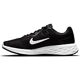 Nike Herren Revolution 6 Laufschuh, Black/White-Iron Grey, 44.5 EU
