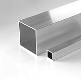 Aluminium Vierkantrohr Aluprofil Quadrat Kantrohr profil viele Größen 15mm bis 60mm Länge 200cm (50x50x3mm)
