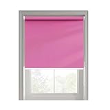 Thermorollo Klemmfix 105 x 190 cm UV-Lichtschutz Sichtschutz Fensterrollo innen Verschiedene Größen verfügbar geeignet für büro, R
