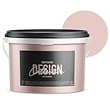 Craft Colors® 5L hochwertige Wandfarbe pastell rosa, Kreidefarbe made in Germany, DESIGN Collection No. 409