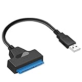 Sata zum USB -Kabel, 9,06 -Zoll -SSD -Festplatten -Festplatten -Festplatte -Adapter, Festplatte bis USB -Adapter mit LED, USB -zu -SATA -Adapter für Laptop -Desktop