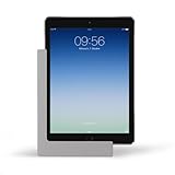 TabLines Wandhalterung TWP043 mit Ladefunktion kompatibel mit iPad Mini 7 (A17 Pro) (Silber)