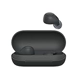 Sony WF-C700N kabellos, Bluetooth, Noise Cancelling Kopfhörer (kleine, leichte Kopfhörer mit Bluetooth Multipoint Connection, IPX4, bis zu 20h Akkulaufzeit, Schnellladung, iOS & Android) Schw