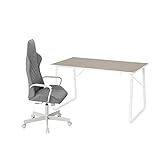 IKEA UTESPELARE/HUVUDSPELARE Gaming Schreibtisch und Stuhl, beige/g