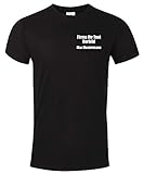 Arbeitsshirts mit Logo. T-Shirt mit Firmenlogo auf der Brust. Gestalte Deine eigene Arbeitskleidung mit Brustlogo oder als Werbeartikel. Schwarz L