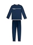 Sanetta Jungen-Schlafanzug Blau | Bequemer Schlafanzug für Jungen lang. | Pyjamaset Größe 152