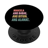 Funny Filipino First Name Design - Marcela PopSockets mit austauschbarem PopGrip