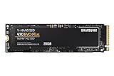 Samsung 970 EVO Plus NVMe M.2 SSD, 250 GB, PCIe 3.0, 3.500 MB/s Lesen, 3.200 MB/s Schreiben, Interne SSD für Gaming und Grafikbearbeitung, MZ-V7S250BW