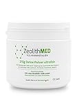 Zeolith MED Detox-Pulver ultrafein 210g, von Ärzten empfohlen, Apothekenqualität, laboranalysiert, zur Entgiftung und Entschlackung